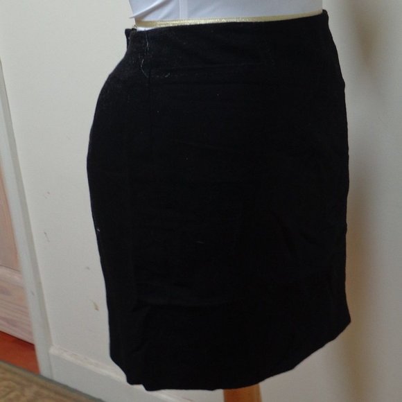 EUC - Stunning ZION Black Wool/Cashmere Blend Pencil Skirt - Size 8 - Picture 4 of 6